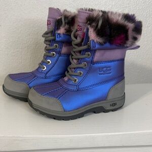 UGG Kids' Butte II CWR Leopard Fairy Tale boot Boots- Toddler 10